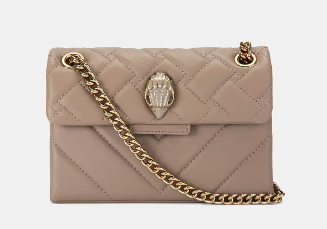 Mini bolso Kurt Geiger kensington taupe